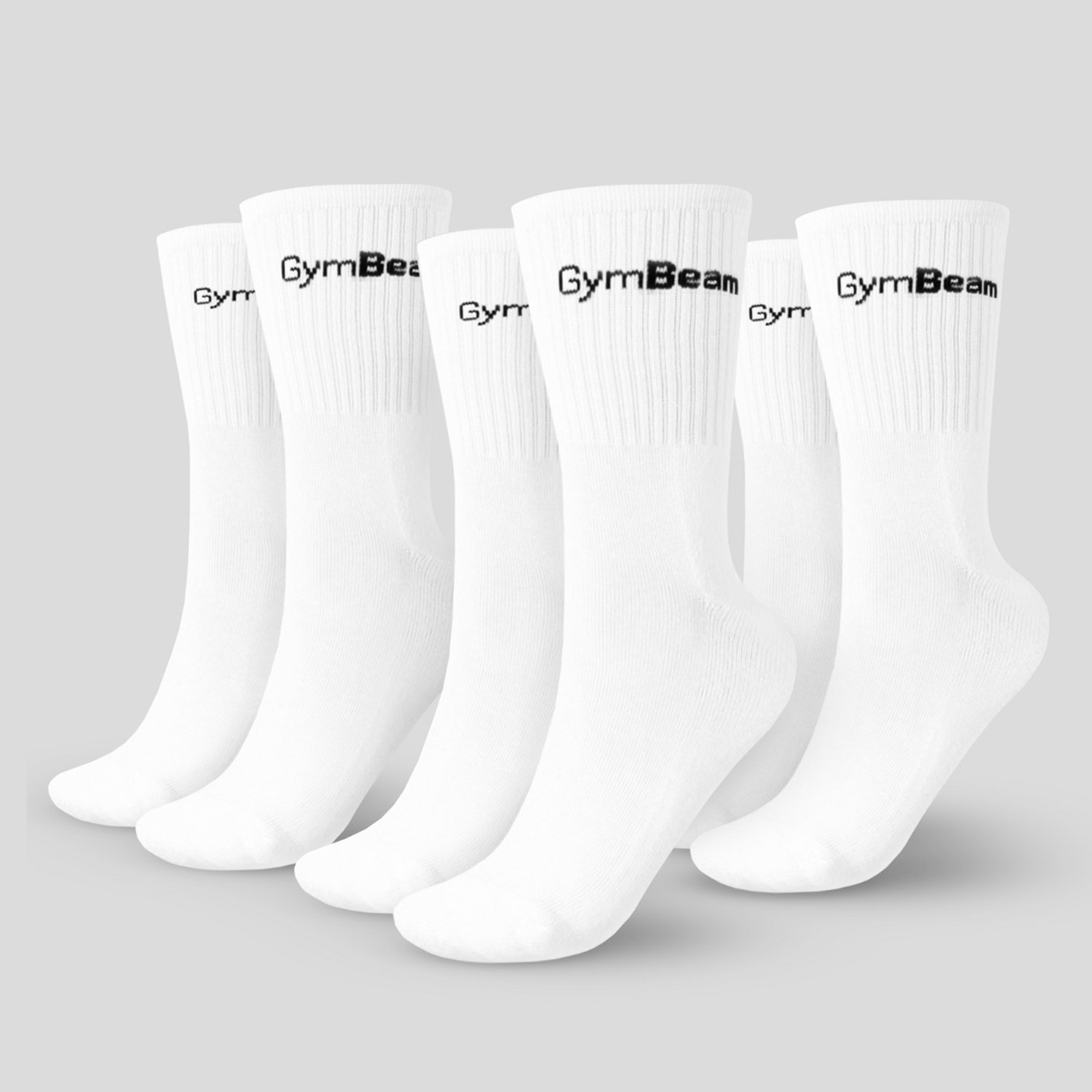GymBeam 3/4 Sokken 3Pack Wit M