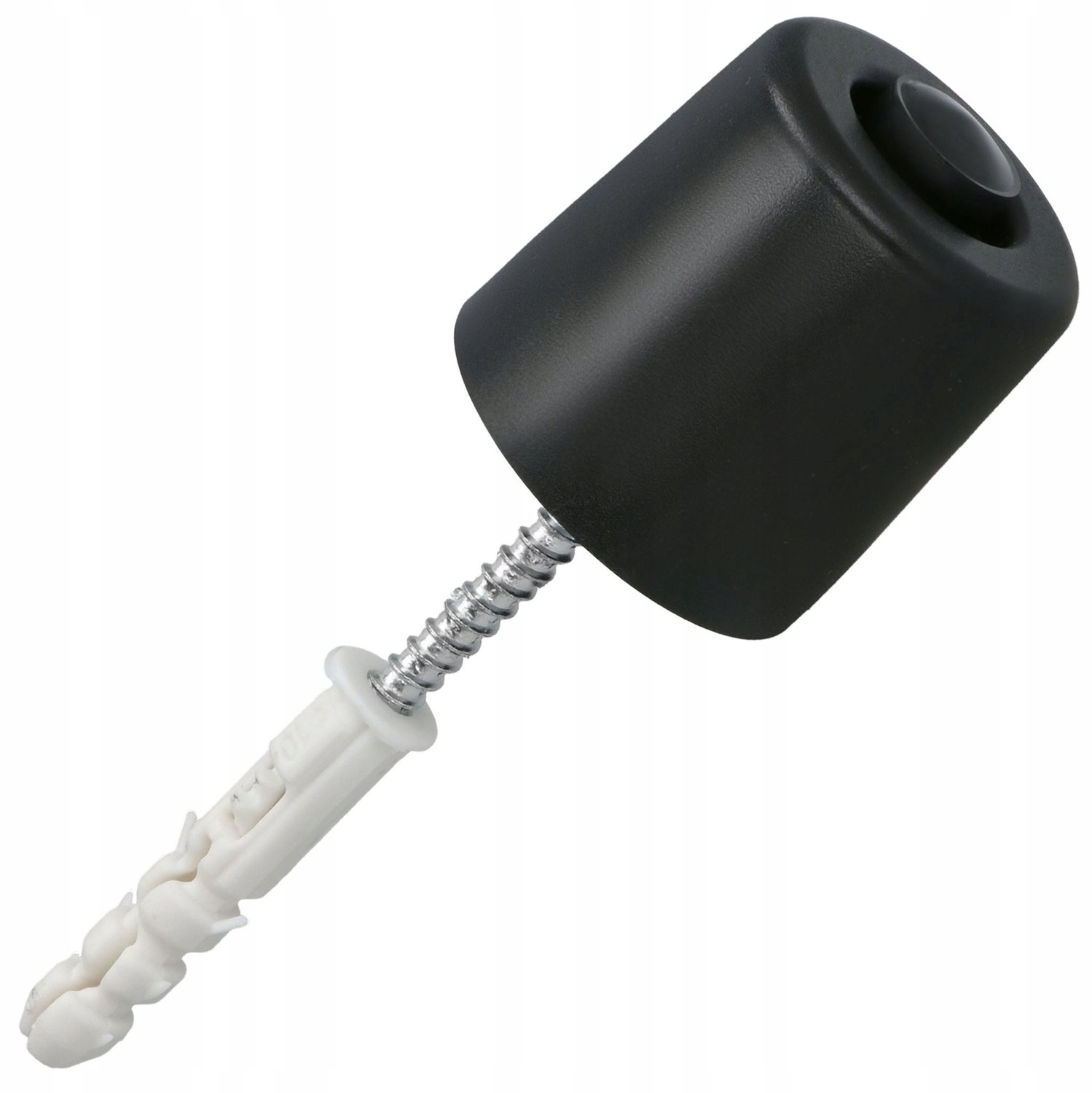 Deurkrukstopper Rubber Zwart 43mm - Beschermt Muren en Deuren