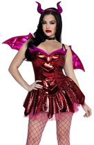 Leg Avenue - Flaming Dragon Kostuum - M - Rood