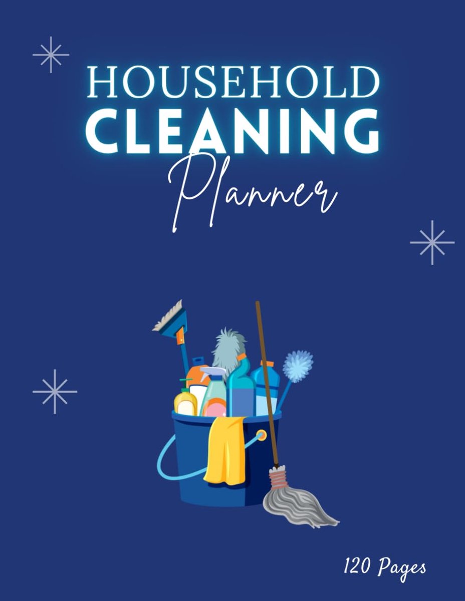 Ultimate Household Cleaning Planner: Comprehensive Room-by-Room Daily & Weekly Checklists for Kitchen, Bathrooms - ShopVlot