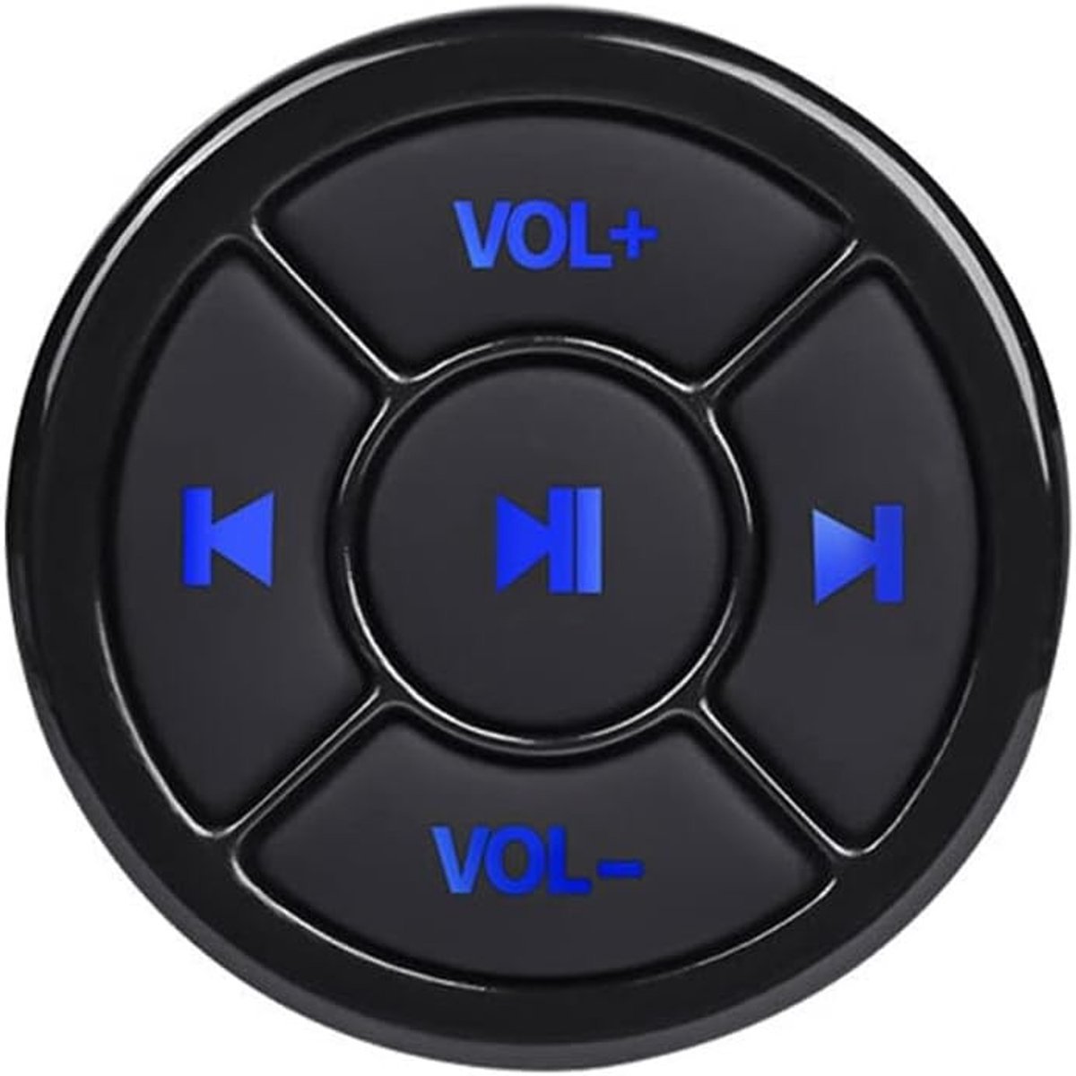 Draadloze Media Knop Mini Afstandsbediening voor Muziek en Selfies, Geschikt voor Android en iOS Apparaten, Bluetooth 5.0 Verbinding