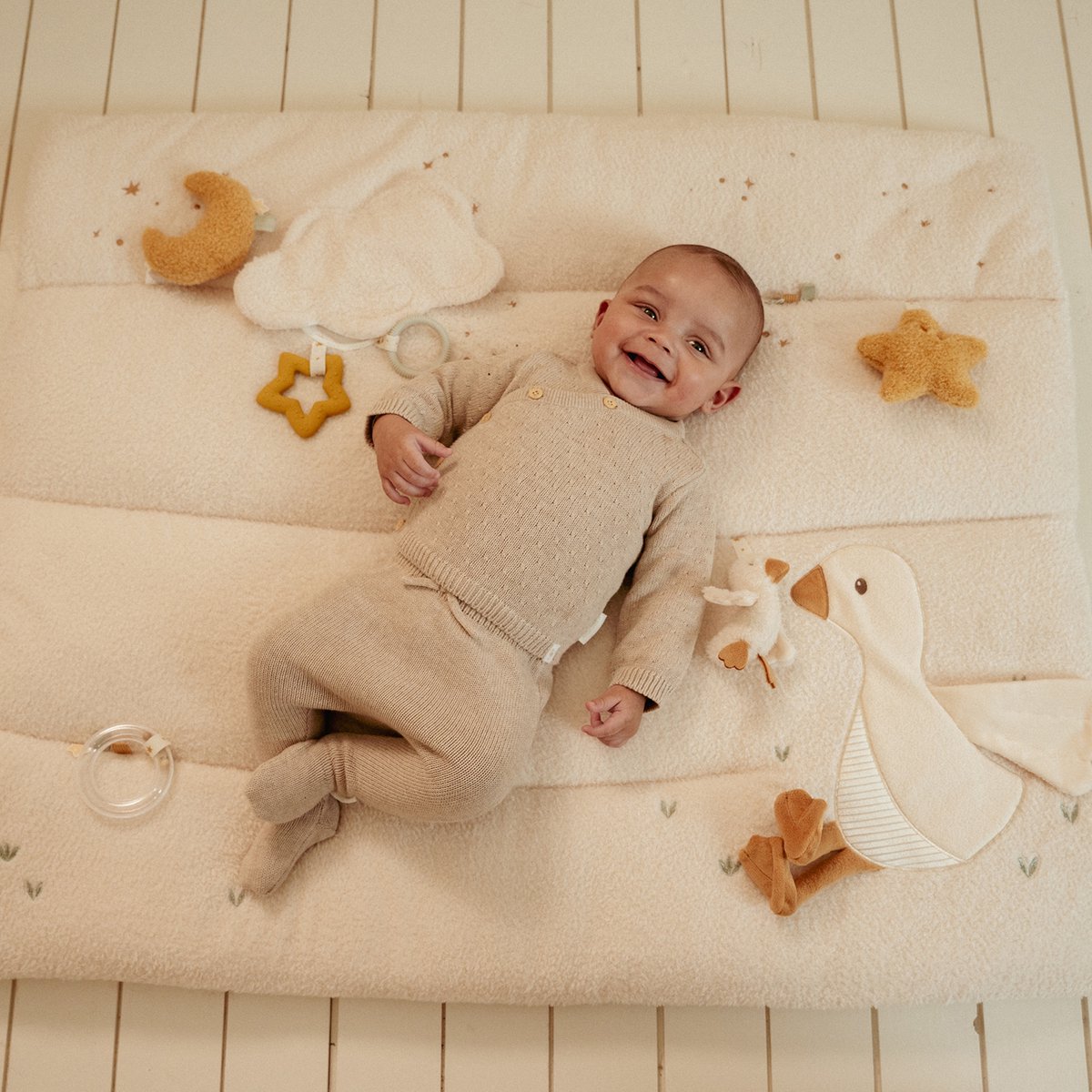 Little Dutch Newborn Naturals Boxkleed 80x100 cm