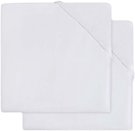 Jollein Aankleedkussenhoes Badstof 50x70cm White (2pack) — afbeelding 4