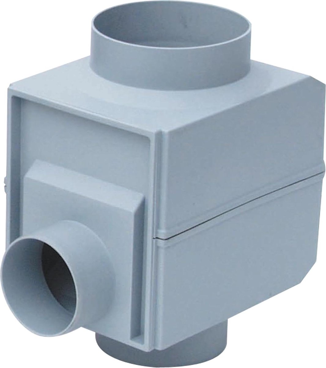 Regenwater Collector - Dakgoot Opvang - Water Besparen - Incl. Roestvrij Staal Filter - DN 70-100 - Grijs