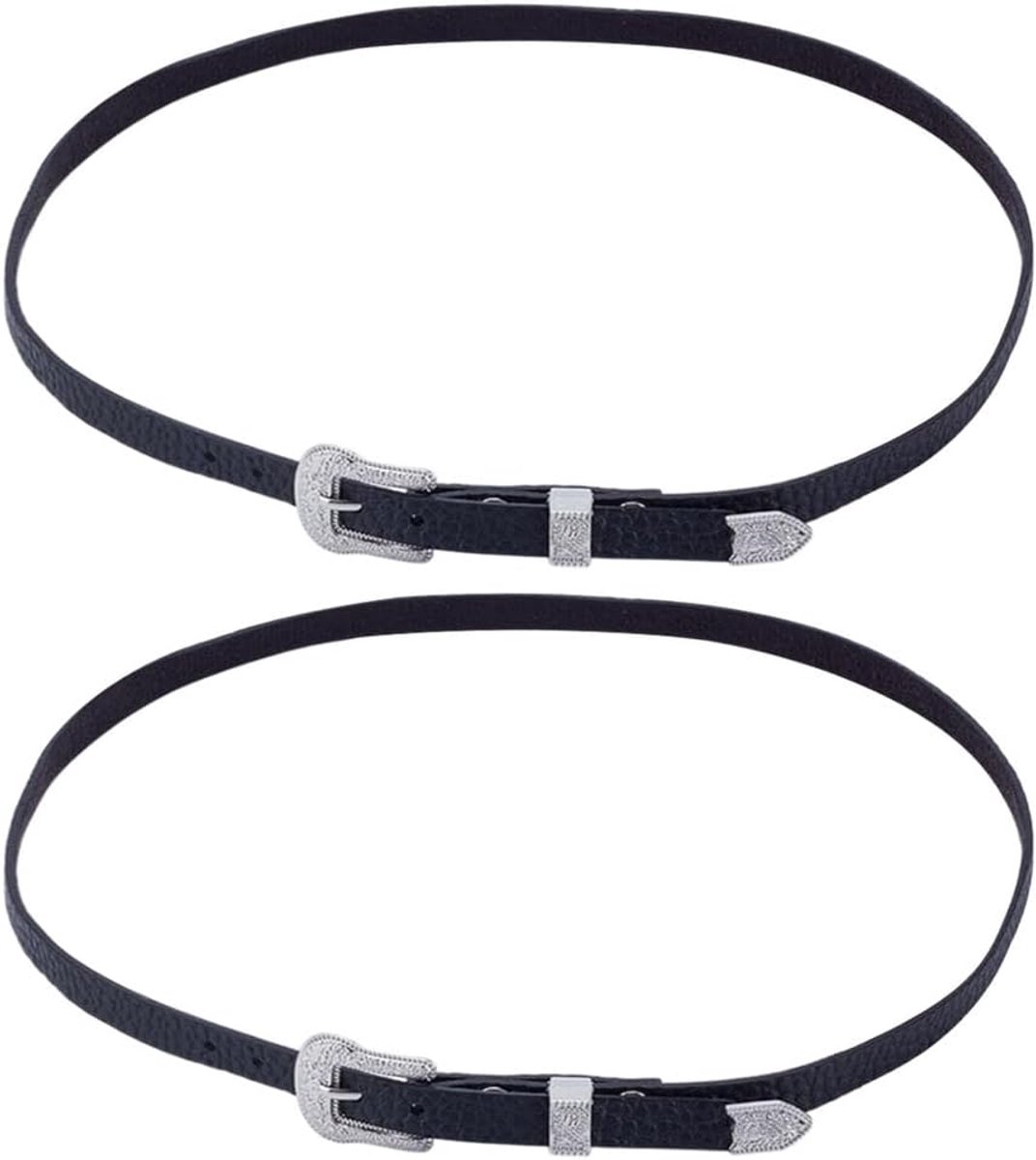 2 stuks zwarte leren hoedband verstelbare doe-het-zelf hoedaccessoires riem hoeden decoratie reserveband cowboyhoed banden voor mannen en vrouwen cowboy en fedora doe-het-zelf decoratie