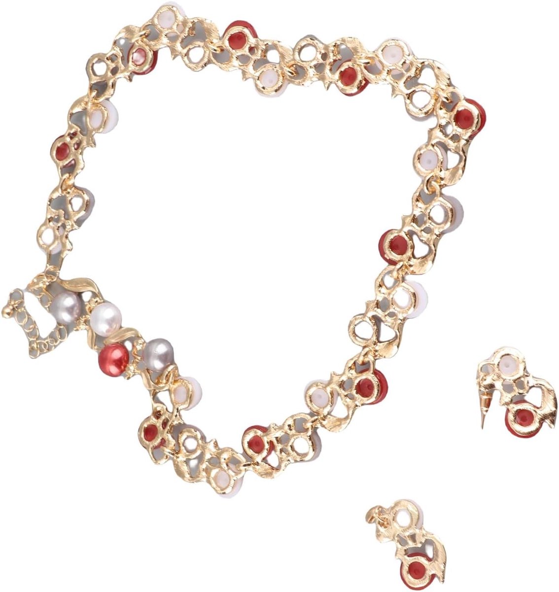 F Pearl Klace E Ngs Set Bruidssieraden Set met Ines Mode, de Set Bevat Twee Variantenjoyeria para Mujer Ofertascolles Rose D Mujer Eria Women F Pearl Klace E