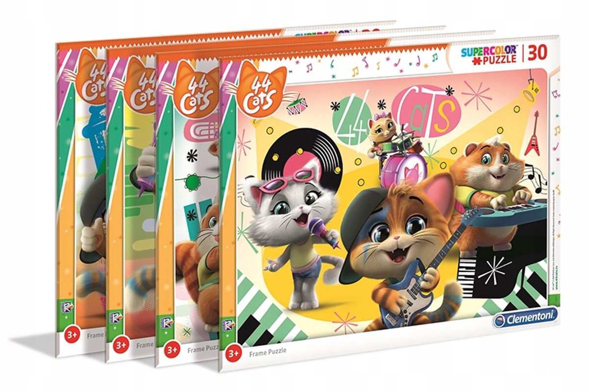 Clementoni 44 Kattenpuzzel 30 Stukjes - Leerzaam Speelgoed 3+