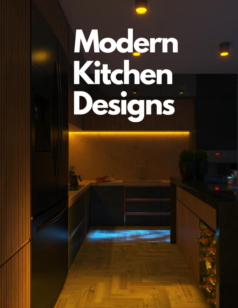 Modern Kitchen Designs Book: Luxury Home Decor & Aesthetic Living Room Style with Decorative Art, Coffee Table - ShopVlot