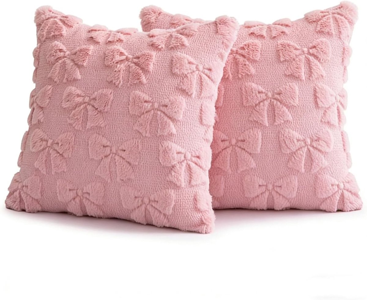 Kussenslopen in Roze Kleur voor een Stijlvolle Slaapkamer – Zacht en Comfortabel Katoen, Perfect voor Decoratie en Slaapkwaliteit
