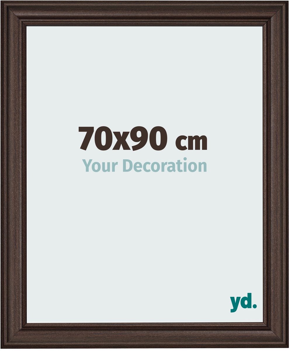 yd. Your Decoration - Fotolijst 70x90 cm - MDF - Eiken Donker - Lazio