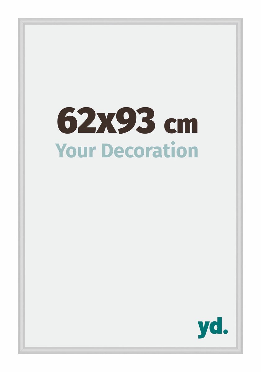 yd. Your Decoration - Fotolijst 62x93 cm - Aluminium - Zilver Mat - Miami