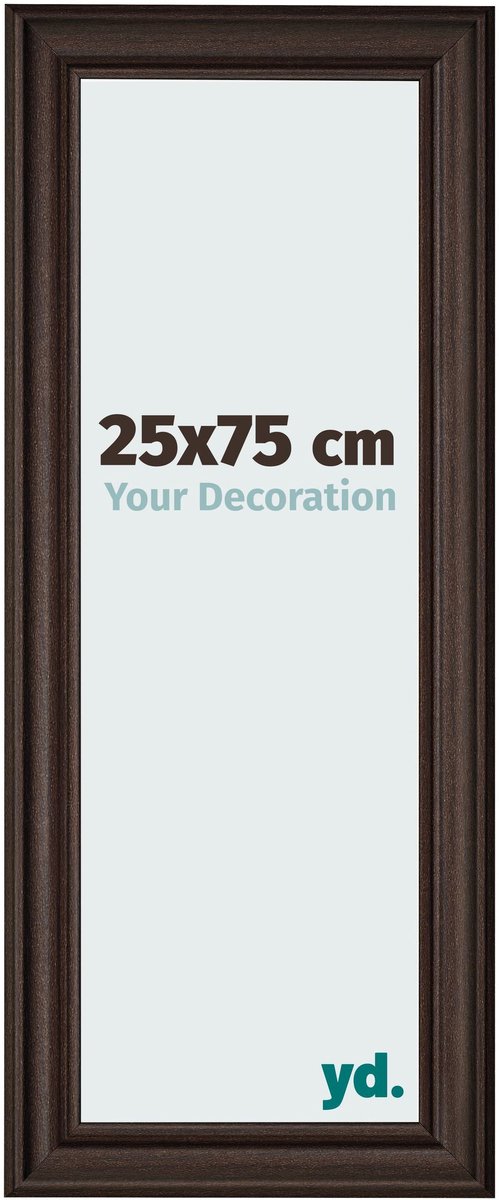 yd. Your Decoration - Fotolijst 25x75 cm - MDF - Eiken Donker - Lazio