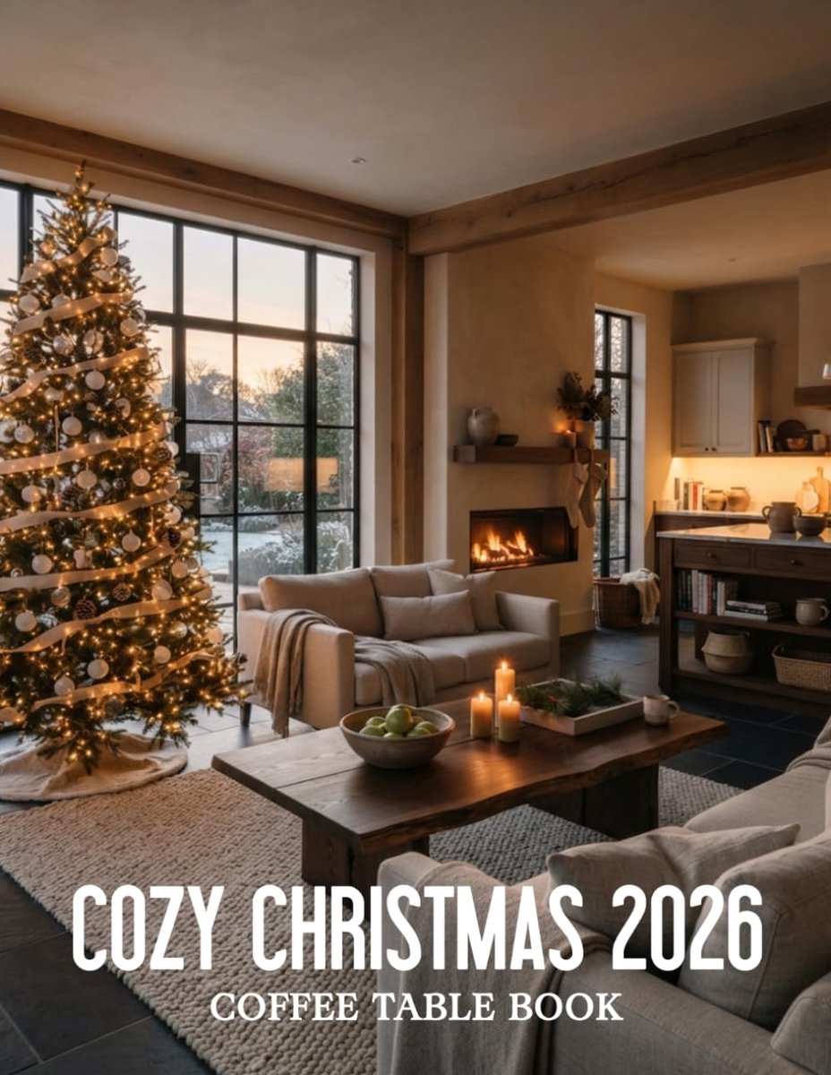 Cozy Christmas 2026 Coffee Table Book: Inspiring Seasonal Décor, Festive Interiors, and Heartwarming Moments for the - ShopVlot