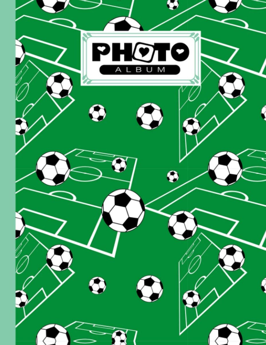 Photo Album: Football Album, Large Photo Albums with Writing Space Memo, Extra Large Capacity Picture Album, Family - ShopVlot