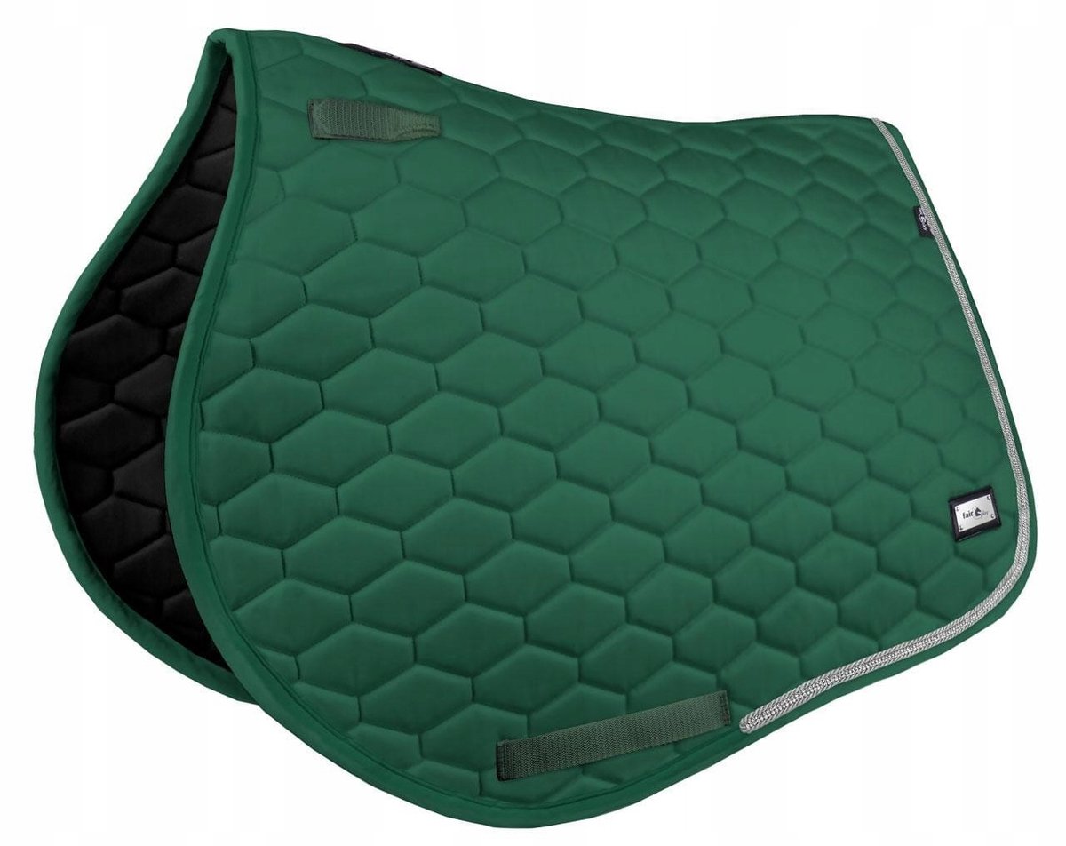 Fair Play Hexagon Crystal Zadeldek Full - Groen