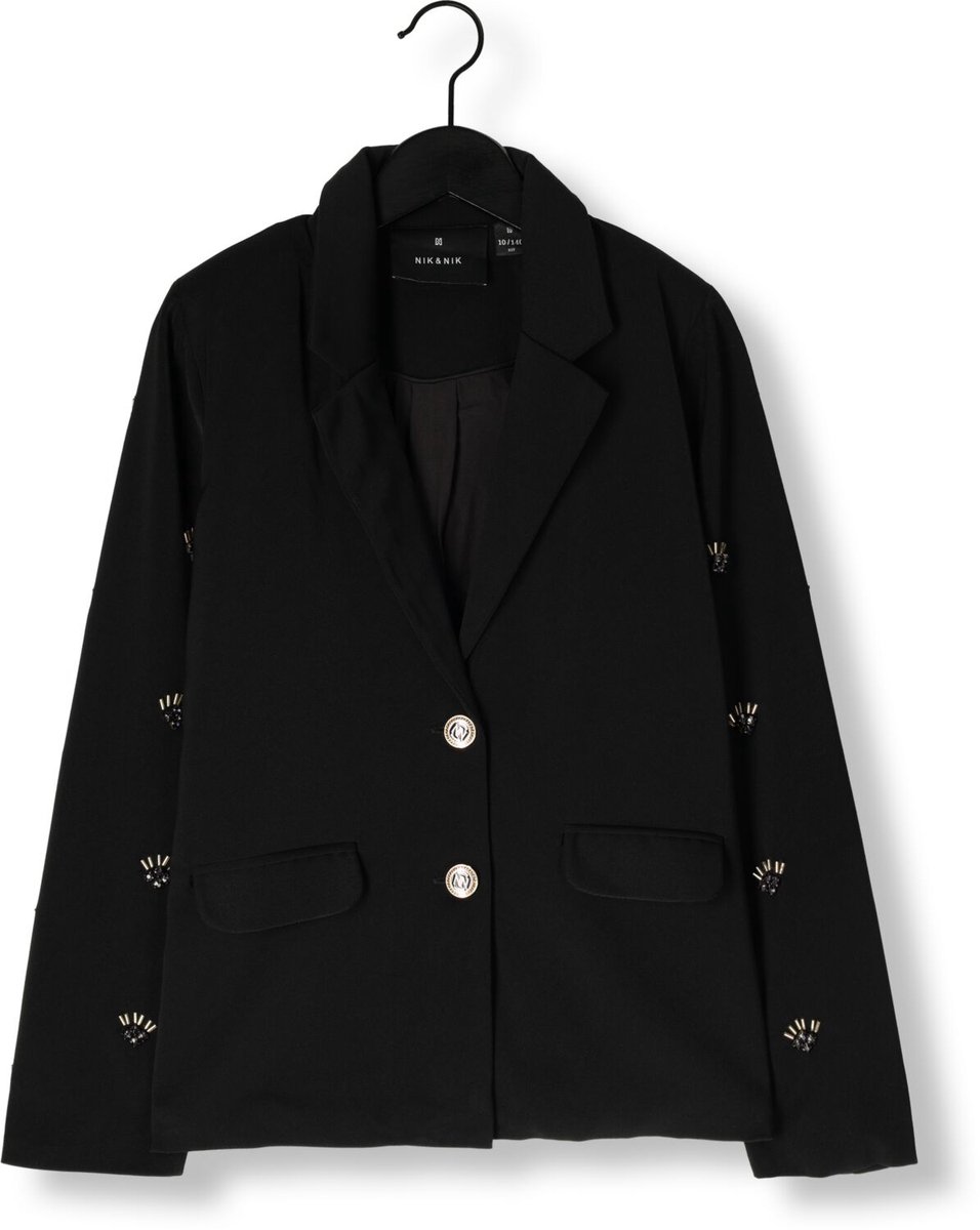 Nik & Nik Lilie Blazer Blazers Meisjes - Zwart - Maat 128