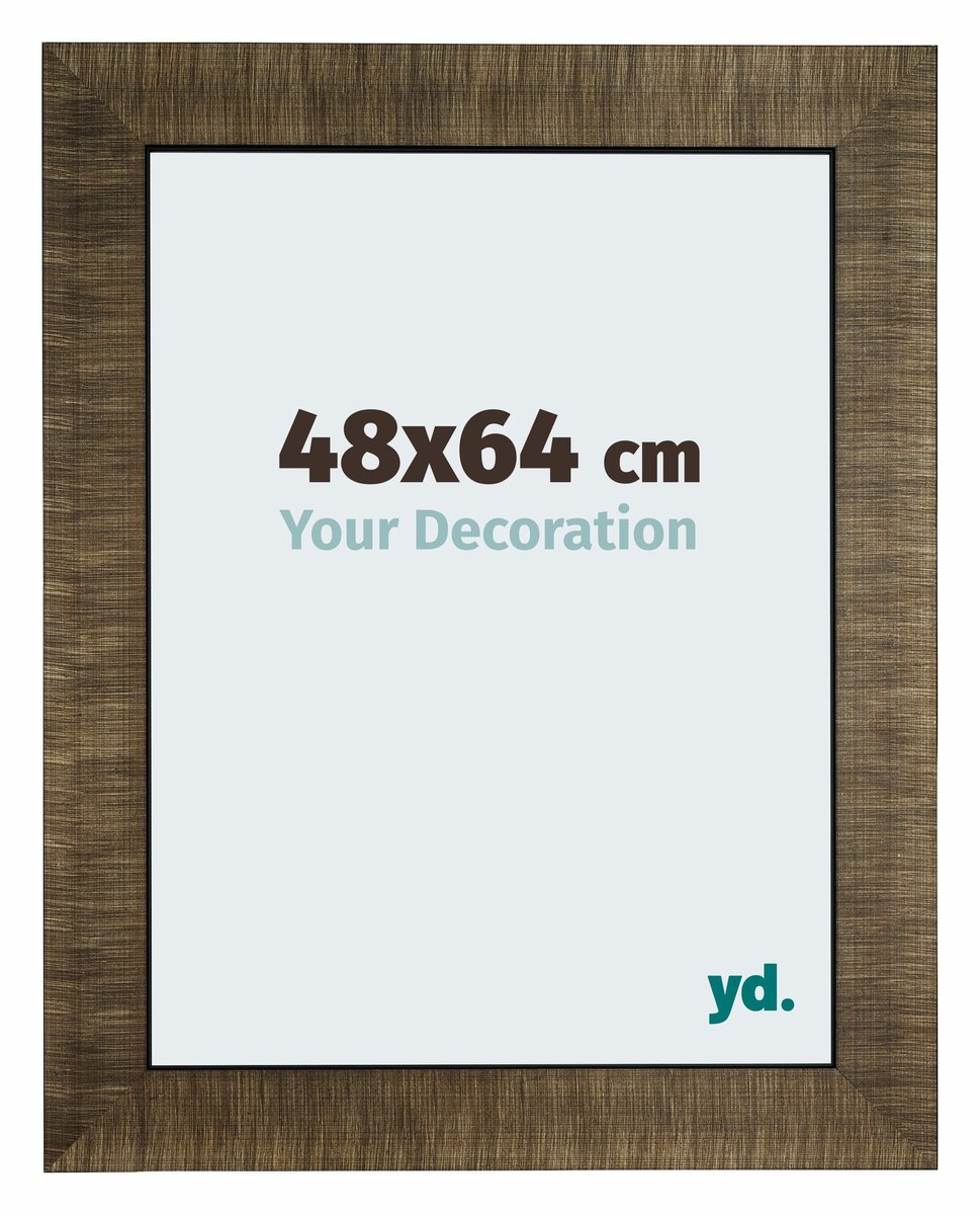 yd. Your Decoration - Fotolijst 48x64 cm - Hout - Champagne Geborsteld - Leeds