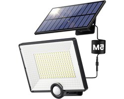 Solar Lamp - Buitenlamp Sensor - Tuin Verlichten - Split Unit - 16.4 m Kabel - Wit