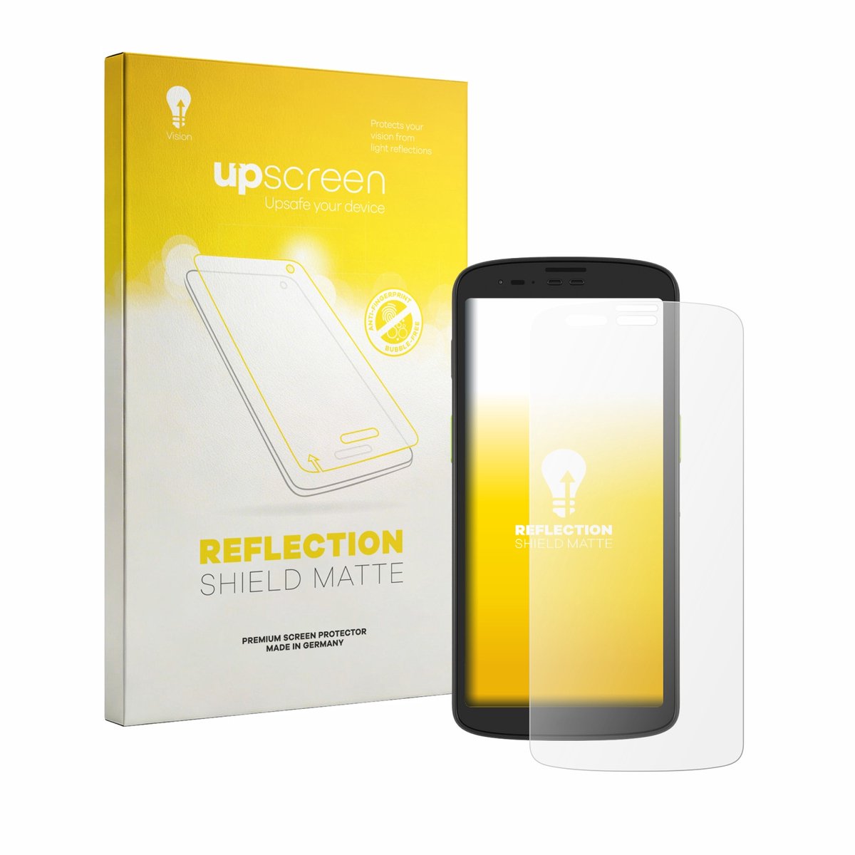 upscreen - Screenprotector voor Zebra TC201 - Folie Beschermfolie anti glare matte