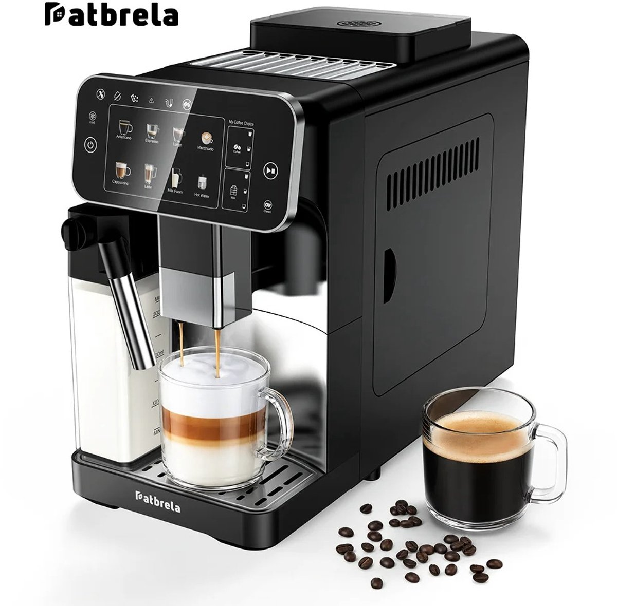 Innovastore Koffiemachine - Espressomachine - Koffiebonenmachine - LatteGo Melksysteem - Koffiezetapparaat - 8 koffiemenu's -Zwart