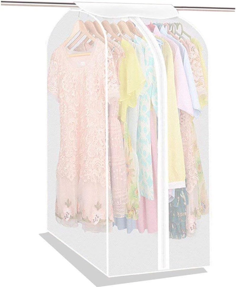 Garderobe Opknoping Kleding Opbergtas/Kledingstukzak/Peva Doorschijnende Vochtbestendige Protector met Magic Tape en Rits
