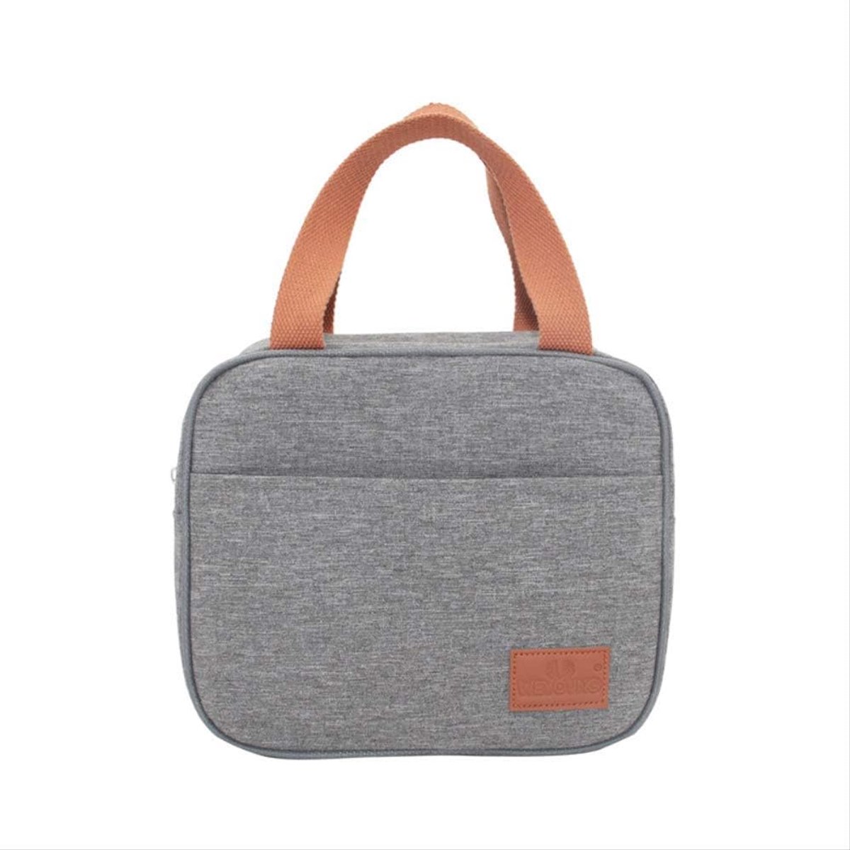Handtas, Snout, Lunchbox, Lunchbox, Oxford, waterdicht, van aluminium, met lunchbox, 22,5 x 15 x 19,5 cm, inhoud lunchbox, camping, picknick