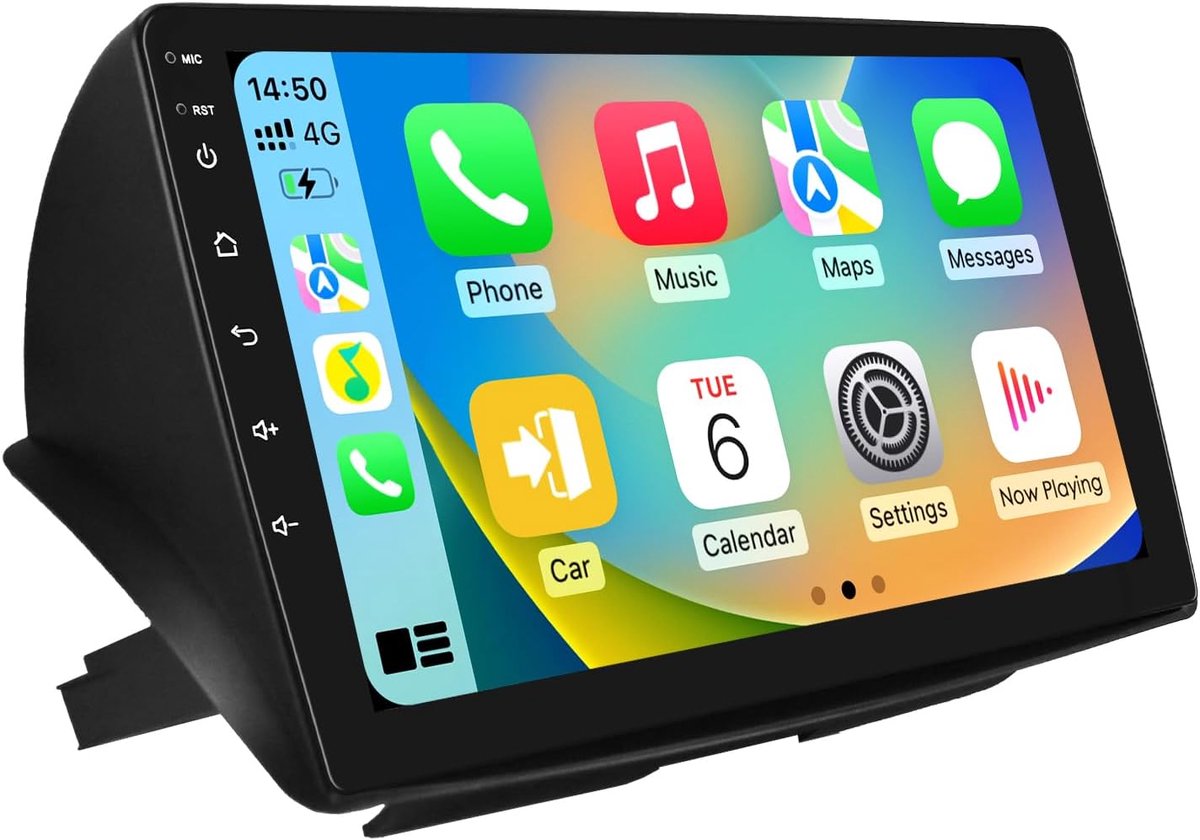 Autoradio voor Citroen C2/C3 (2002-2006), 9 Inch Android 13 Aanraakscherm 2+32GB GPS Navigatie met Carplay Android Auto WiFi Bluetooth Stuurwielbediening DSP USB