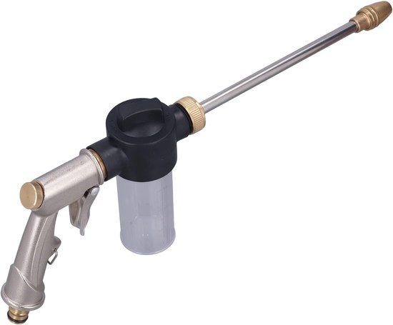 Hogedruk Waterpistool Draagbare Tuinslang Wand Nozzle Sproeier Schuim Wasmachine Spray Cleaning Tool met Draaibare Slang Nozzle Hogedrukreiniger Accessoires — afbeelding 5