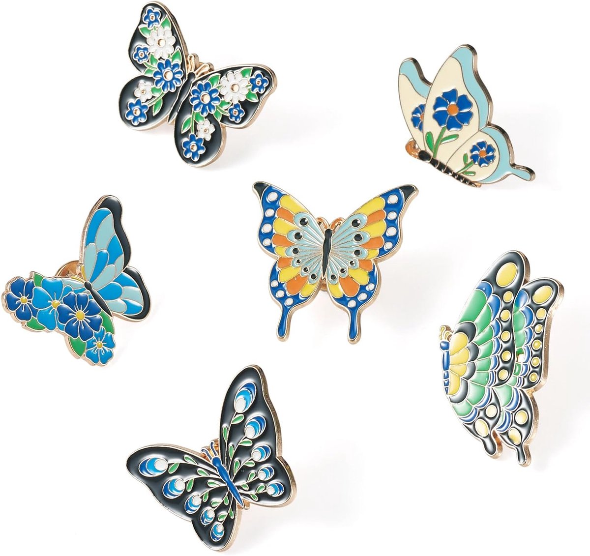 Broches Legering Pins Metalen Revers Badges Leuke Broche Set voor Vrouwen Unisex Rugzak Hoeden Kleding Jassen Decoratie
