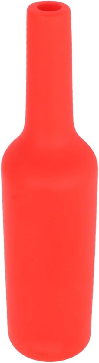 Oefenfles met Valbestendig voor Prestatietraining Bij Bartenders, Onbreekbare Oefenfles van Siliconen Zachte Stang, Gemakkelijk Schoon Te Maken met Compact Formaat (Rood)