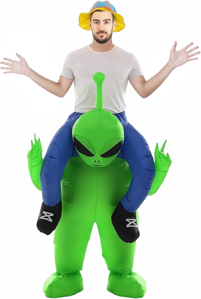 Buitenaards kostuum voor volwassenen, buitenaards kostuum, buitenaards kostuum, groen, buitenaards wezen, Carry People, voor party, kostuum, cosplay, outfit, carnaval, kostuums