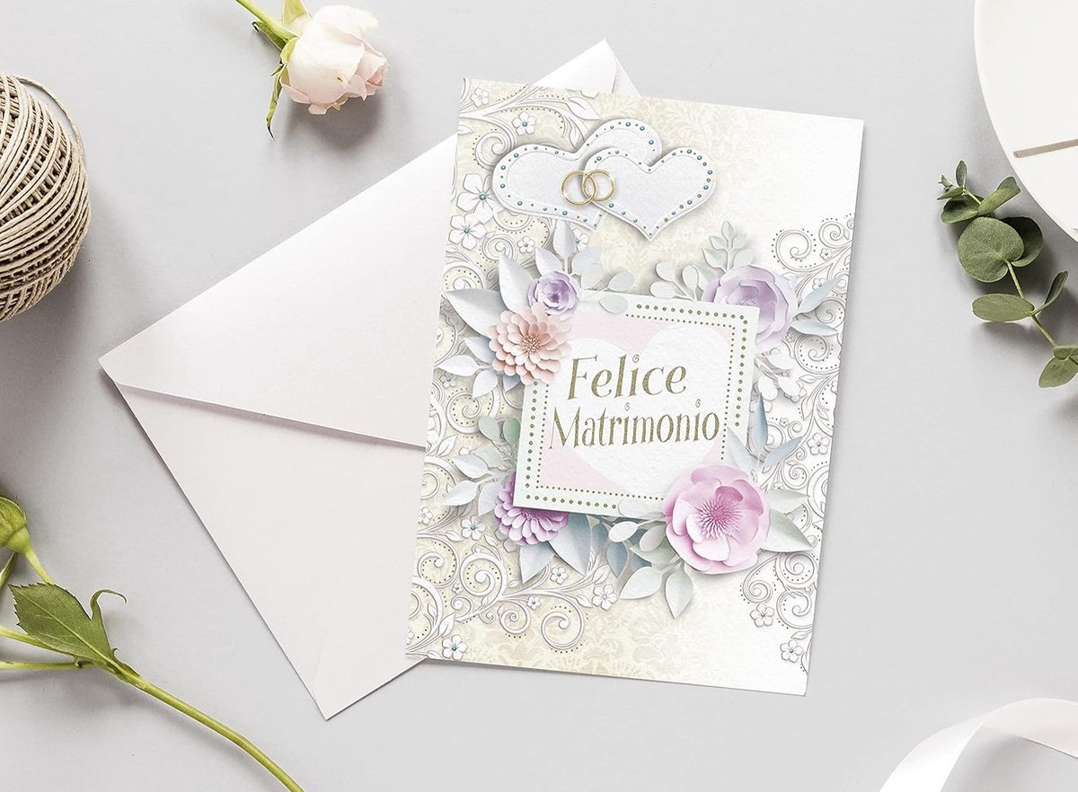 "Happy Hochzeit" bedrukt (offset - viering)