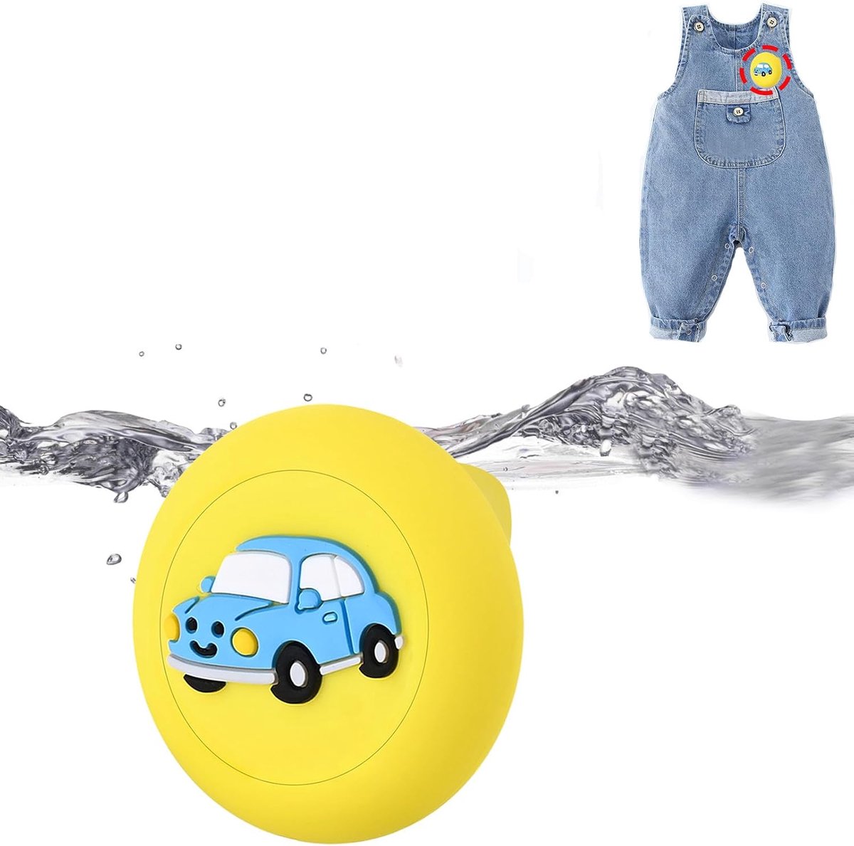 Verborgen voor Airtag, GPS-tracker-houder, hanger, case, cover, kleding, schoenzool, Airtec voor kinderen, ouderen, huisdieren, rugzak, bagage (3D-auto)
