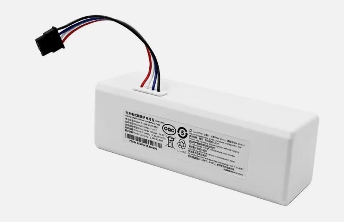 Vervangingsaccu voor Mijia 1C stofzuigrobot, 14,4 V lithium-ionaccu compatibel met de modellen SKV4093GL, STYTJ01ZHM, MC1808, XM2000021