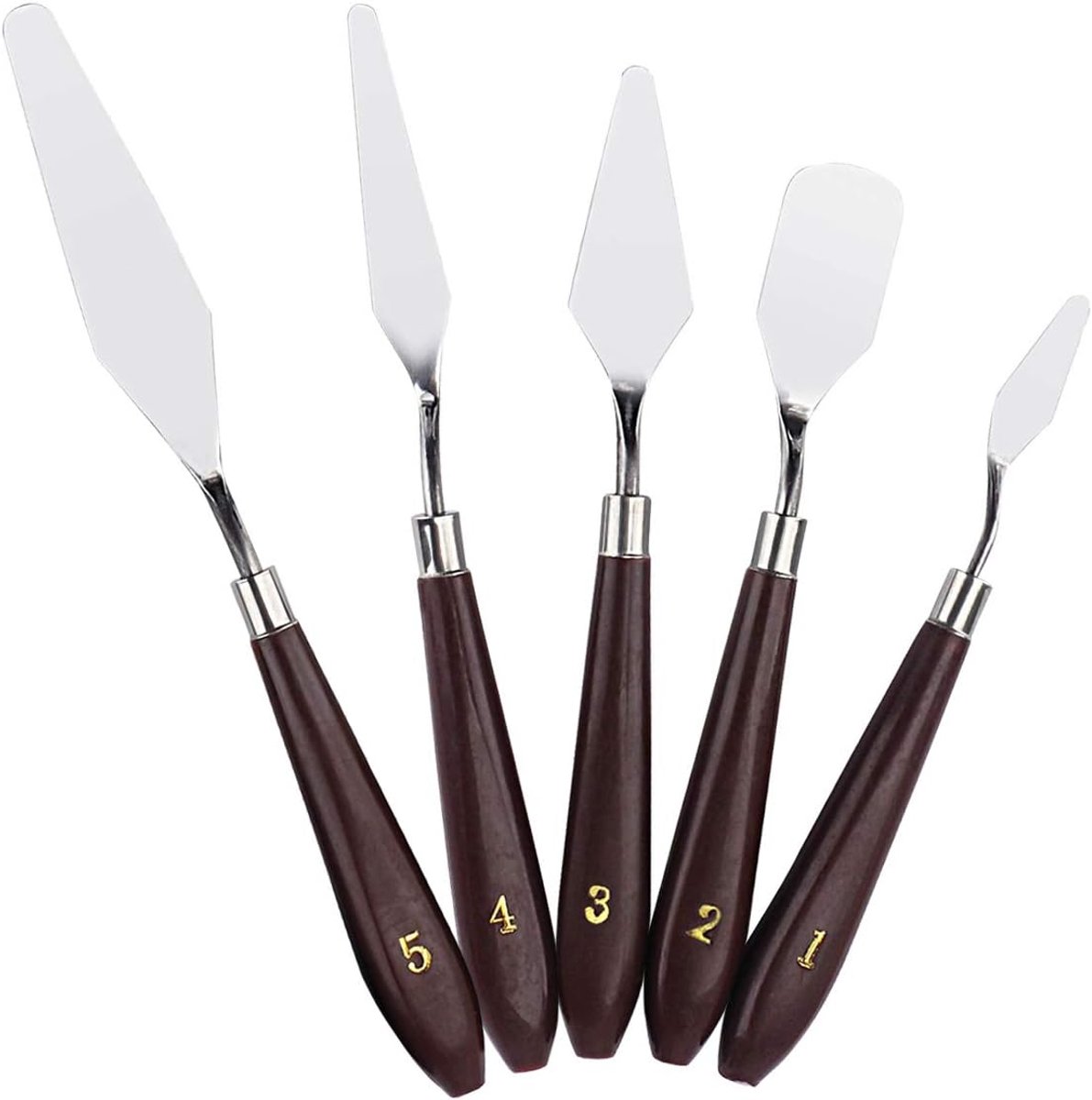 Paletmes, schildergereedschap, olieschraper, olieverfspatel, roestvrij staal, verfmengspatel,