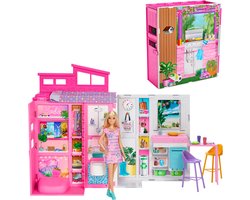 Barbie 65 jaar Vakantiehuis - Barbiepop - Poppenhuis