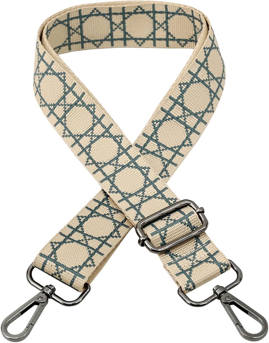brede schouderriem vervangende riem crossbody canvas tas handtas