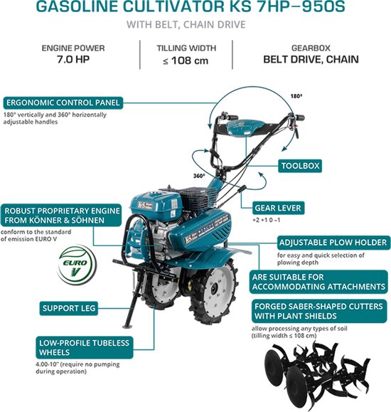 Benzinefrees KS 7HP-950S — afbeelding 5