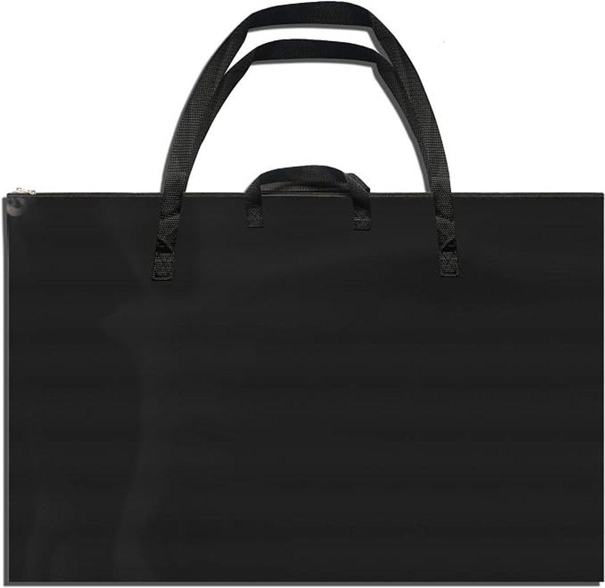 Livatto Zwarte Kunstportfolio Tas met Schouderriem – Waterafstotende Draagtas voor Kunstwerken en Trifold Boards
