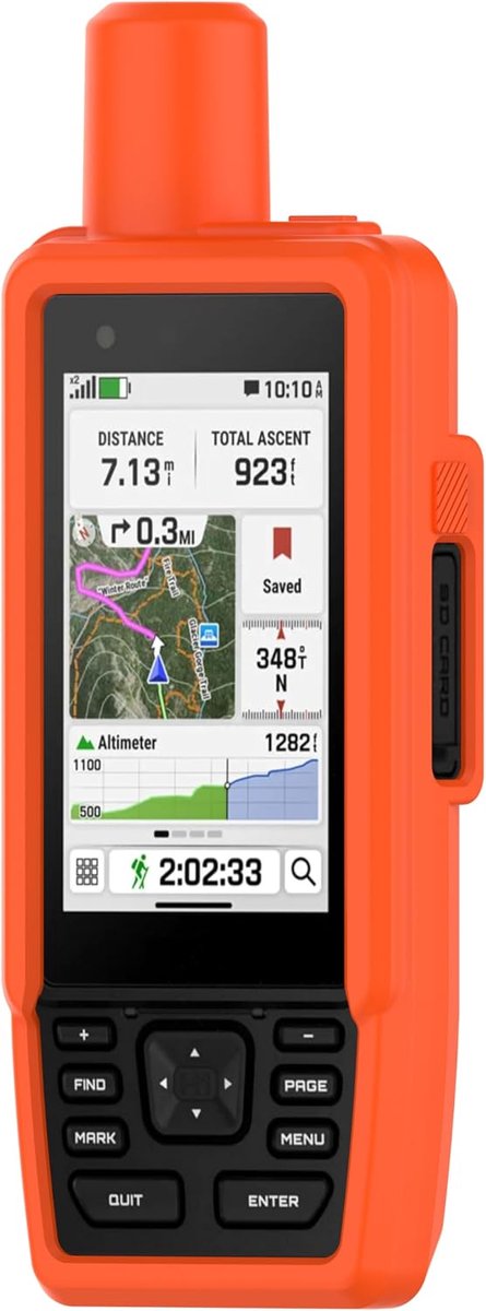 Case voor Garmin GPSMAP H1, Anti-shock Zacht Silicone Beschermhoesje, Licht Gewicht-Oranje