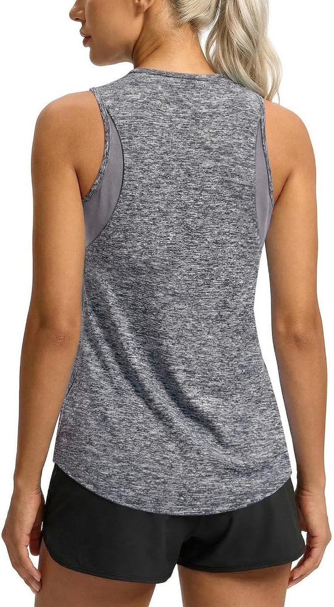 Vest Vrouwen Mouwloos Gym Top Lichtgewicht Mesh Sport Shirt