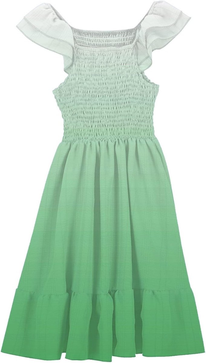 Prinsessenjurk voor meisjes, ceremonie, verjaardag, party, chic, avond, gala, strik, borduurwerk, kant, tule, lange outfit, kinderen, A59