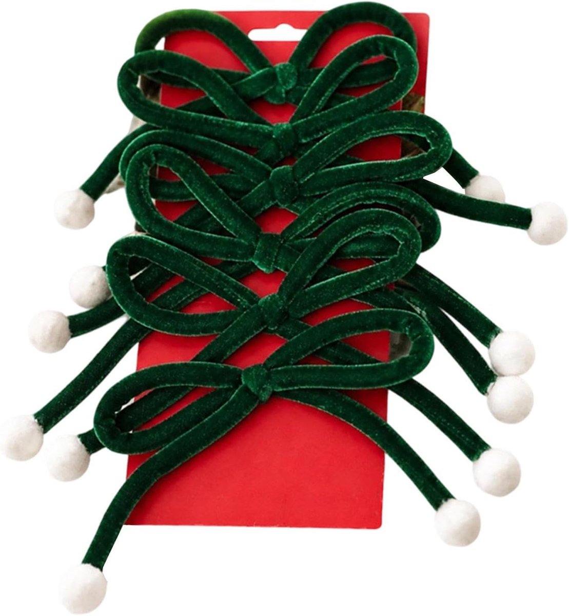Kerststrikken voor Boom Fluwelen Vakantie Decoraties