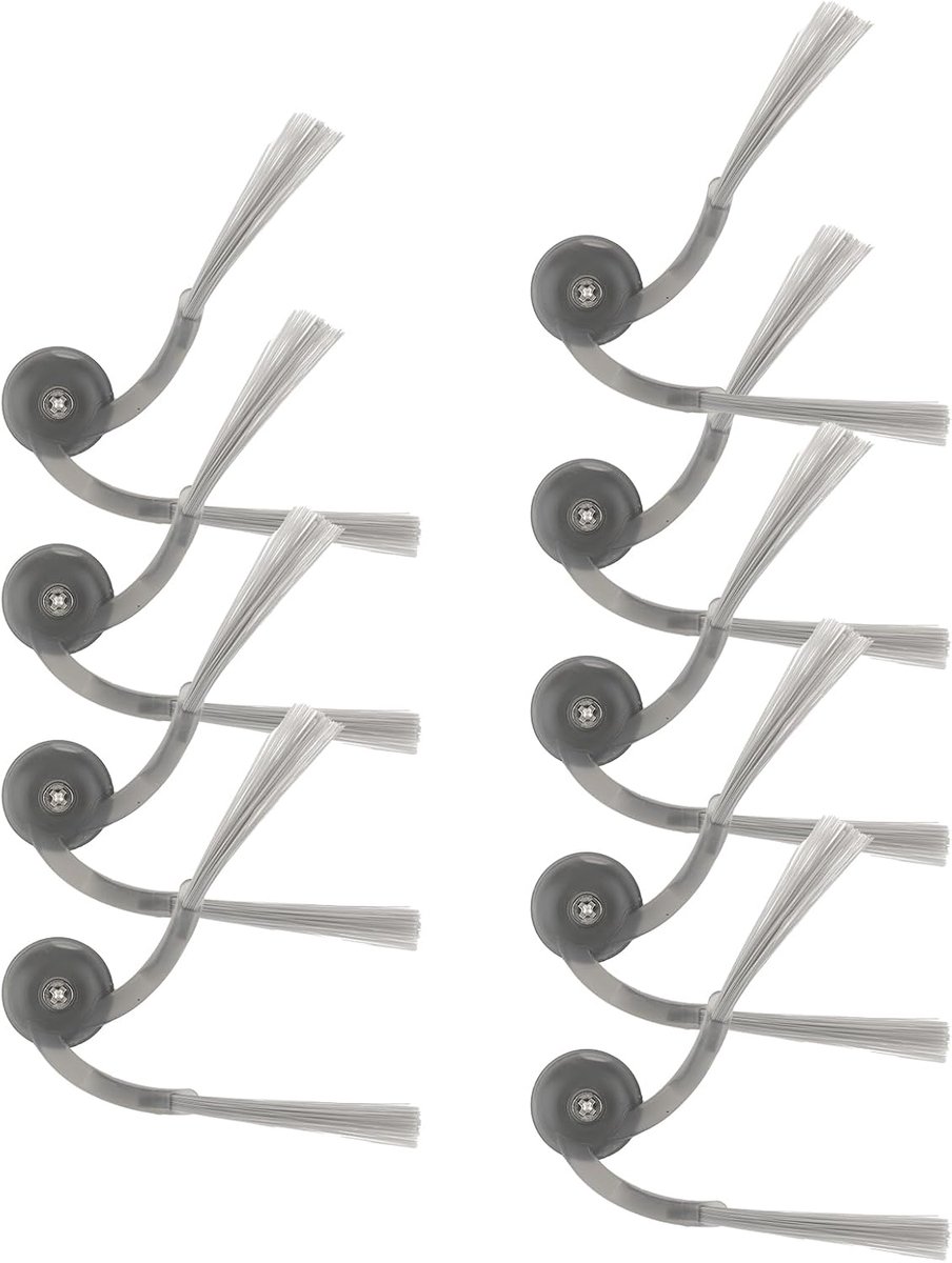 (9 stuks) Q7 M5+ vervangende zijborstel voor Q7 M5+, Q7 L5, QV 35A, QV 35S, Q10 S5, Q10 X5, QRevo Curv/S5X/5A1/5XC, QRevo S5V, QRevo Edge/S5A, Saros 10R, Saros 10, Saros Z7 0, Zijborstels