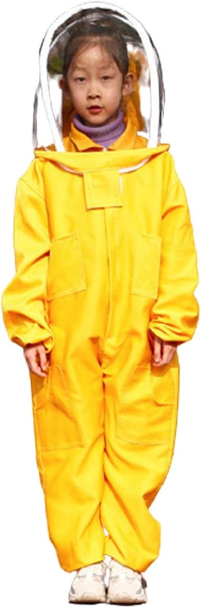 Beschermende bijenteeltkleding voor kinderen - katoenen lange mouwen, kinderbescherming