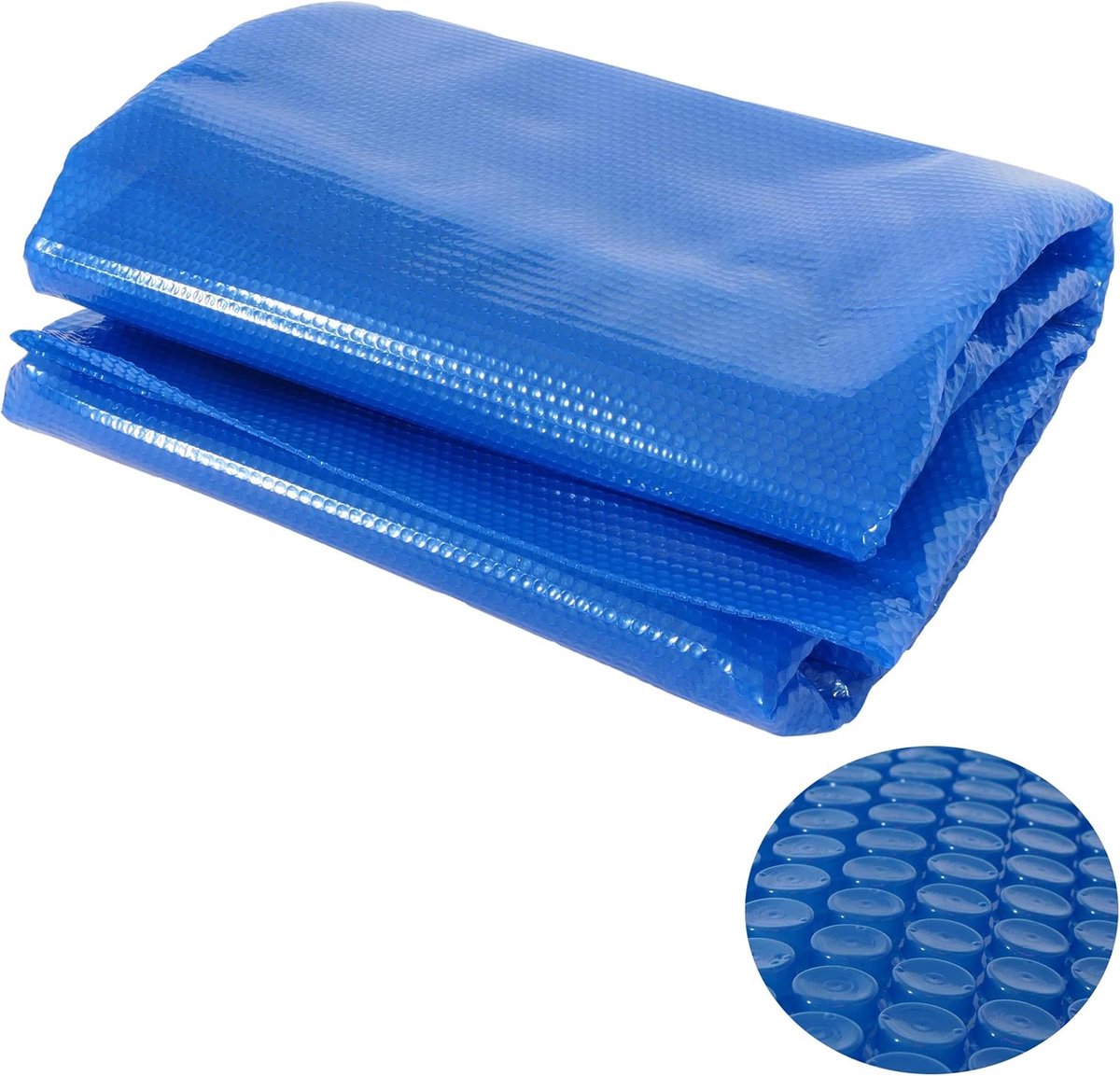 Warmtezeil, afdekzeil, zonnezeil, zonneafdekking, dikte: 200 µm - rond 4,57 m blauw