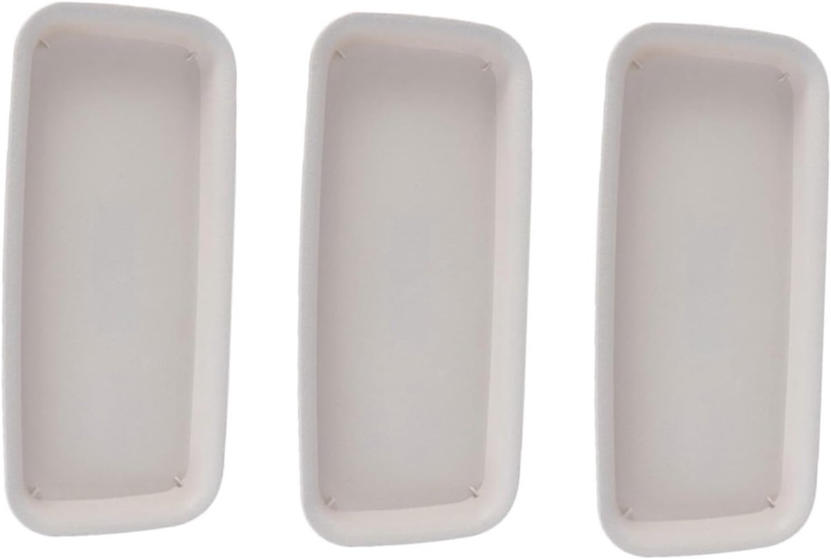 3 Stuks Waterbak Plant druppelsbakken wateropvangbak voor planten plantenbakken voor potten dienbladen afwatering grote plantenbak rechthoekige huisplantenschotel plastic wit