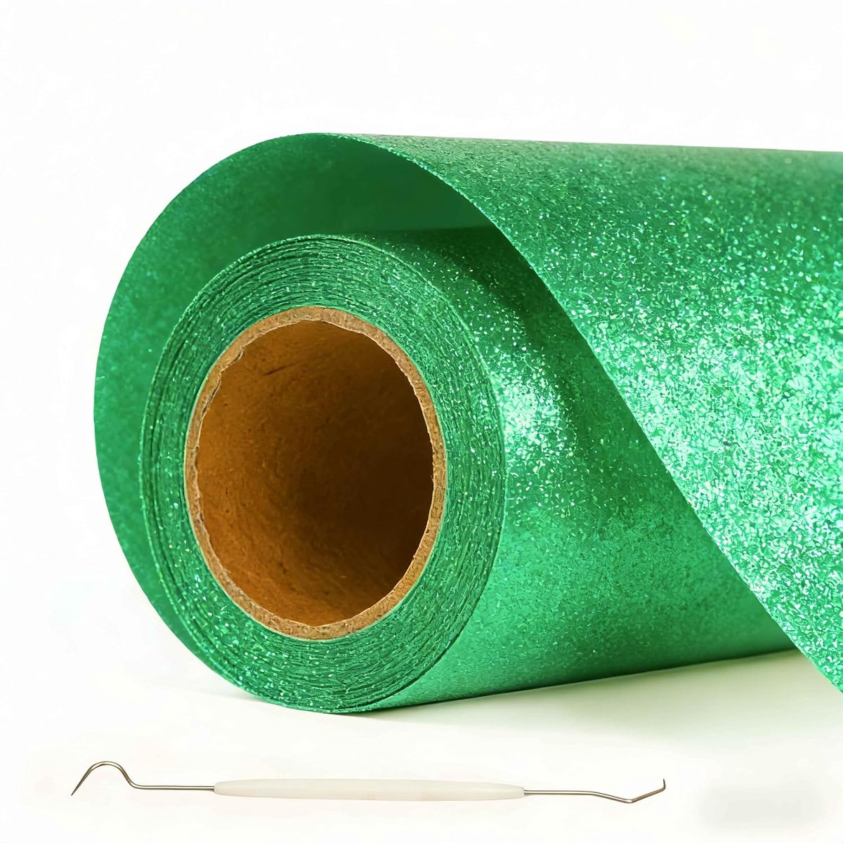 Iron On Heat Transfer Vinyl Paper 30×200 cm,Plotterfolie Textiel Transferfolie Plotter Flexibele Folie,Gemakkelijk Snijden voor Cricut,T-shirt,Stoffen (Groen)