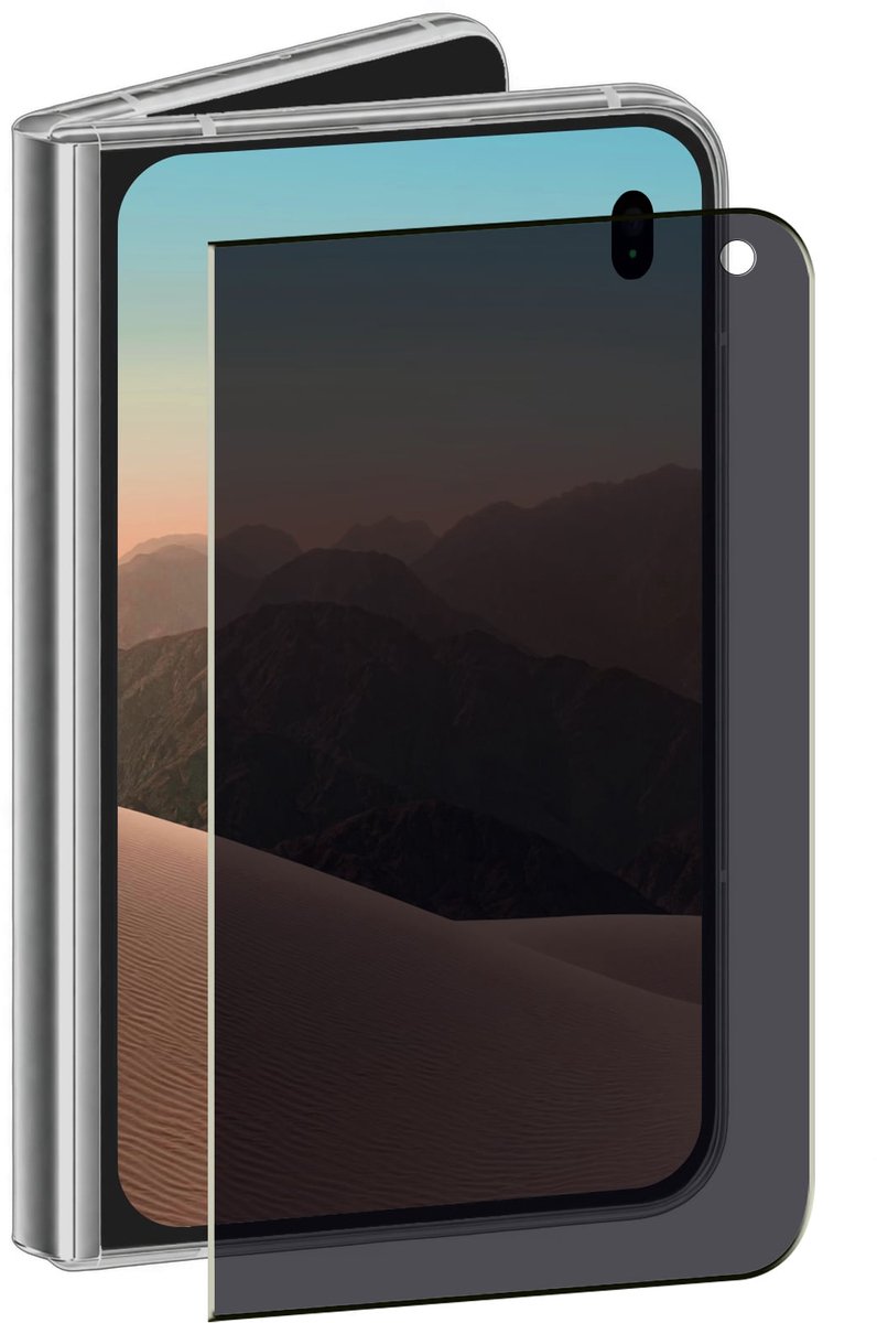 Screenprotector - Geschikt voor Apple iPhone Duo - Privacy Filter - Gehard Glas - Beschermglas - Tempered Glass - Screen Protector