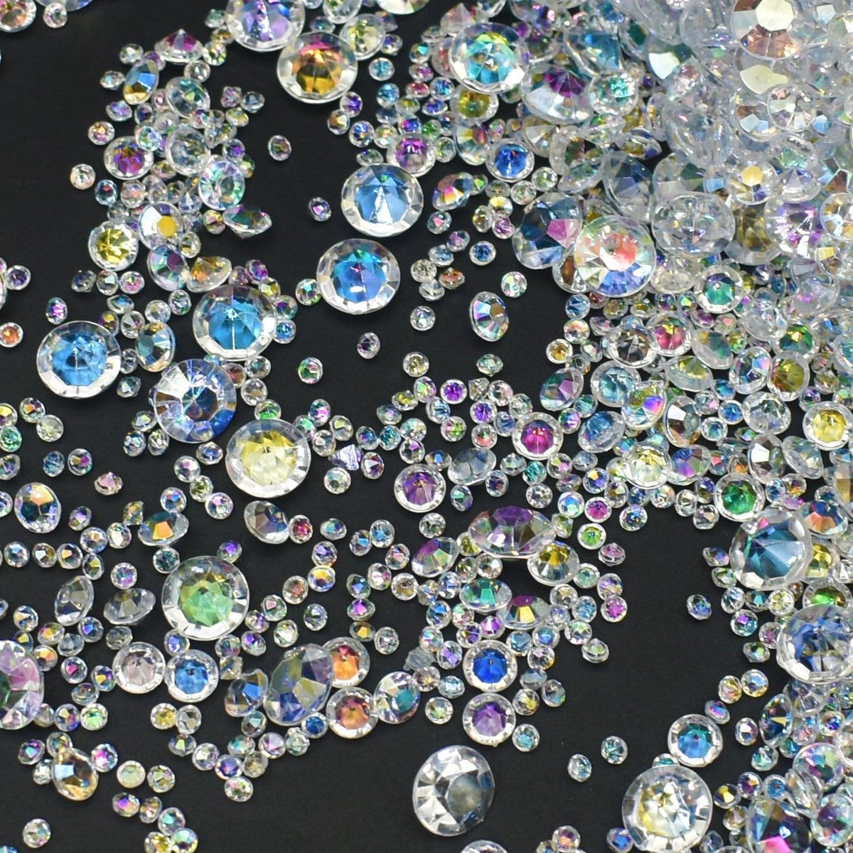 Strooidecoratie, diamanten, decoratie, acryl kristallen, diamanten, strooidecoratie, bruiloft, acryl, diamant, tafeldecoratie, strass, voor vaasvuller, bruiloft, verjaardag, 3 mm, 6 mm, 10 mm